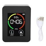 Air Quality Monitor Indoor Portable CO2 Detector TVOC Tester Air Quality Tester Analyzer for Office School Car