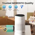 MORENTO 2 Pack MR2566 Genuine Air Purifier Replacement Filter for MR2566 Air Purifier, Pet Dander Version