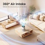 MORENTO 2 Pack MR2566 Genuine Air Purifier Replacement Filter for MR2566 Air Purifier, Pet Dander Version