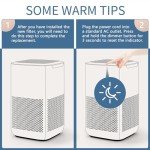 Zouhwaso MA Series 15 Replacement Filter compatible with MA Series 15 Air Cleaner pur-ifier Filter Replacement, 3-in-1 Composite Filter with H13 True HEPA, acti-vated car-bon and Pre-filter, Pack of 2