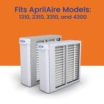 AprilAire 313 Replacement Filter for AprilAire Whole House Air Purifiers - MERV 13, Healthy Home Allergy, 20x20x4 Air Filter (Pack of 2)
