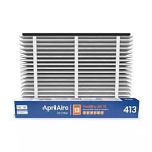 AprilAire 413 Replacement Filter for AprilAire Whole House Air Purifiers - MERV 13, Healthy Home Allergy, 16x25x4 Air Filter (Pack of 4)