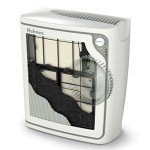 Holmes HAP8650B-NU-2 True HEPA Slim Console Air Purifier for Removing Airborne Irritants with Filter Life Progress Bar and Quiet Operation, Black