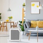 Holmes HAP8650B-NU-2 True HEPA Slim Console Air Purifier for Removing Airborne Irritants with Filter Life Progress Bar and Quiet Operation, Black