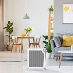 Holmes HAP8650B-NU-2 True HEPA Slim Console Air Purifier for Removing Airborne Irritants with Filter Life Progress Bar and Quiet Operation, Black