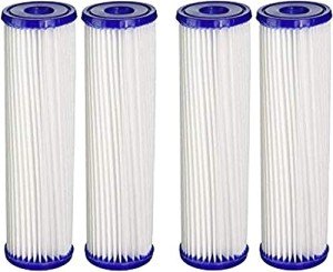 CFS – 4 Pack Water Filter Cartridges Compatible with EQ-PFC.35 Models – Remove Bad Taste & Odor – Whole House Replacement Water Filter System, White
