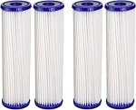 CFS – 4 Pack Water Filter Cartridges Compatible with EQ-PFC.35 Models – Remove Bad Taste & Odor – Whole House Replacement Water Filter System, White