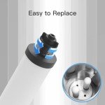 FACHIOO 2.25G Gravity Water Filter System, 304 Stainless Steel Countertop System with 2 Ceramic Filters and Stainless Steel Spigot, Reduce Chlorine, for Home, Camping, RVing, Off-Grid, Emergencies