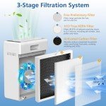 3 Pack E-300L Replacement Filter Compatible with MOOKA and MOOKA FAMILY E-300L Air Purifier for Large Room, H13 True HEPA Filter
