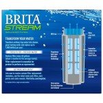 Brita Stream Pitcher Water Filter for Pitchers and Dispensers, BPA-Free, Replaces 1,800 Plastic Water Bottles a Year, Lasts Two Months or 40 Gallons, Includes 3 Filters