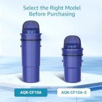 AQUA CREST NSF Certified Filter, Replacement for Pur®, Pur® Plus Pitcher Water Filter, CRF950Z, PPF951K, PPF900Z, DS1811Z, PPT711, PPT111, CR-1100C and All Pur® Pitchers and Dispensers, 4 Packs