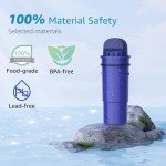 AQUA CREST NSF Certified Filter, Replacement for Pur®, Pur® Plus Pitcher Water Filter, CRF950Z, PPF951K, PPF900Z, DS1811Z, PPT711, PPT111, CR-1100C and All Pur® Pitchers and Dispensers, 4 Packs