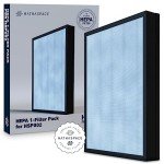 Hathaspace Air Purifier Hepa Filter Replacement - Certified Filters for HSP002 Smart Air Purifiers - Easy to Install, H13 True Hepa - 1 Pack