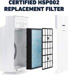 Hathaspace Air Purifier Hepa Filter Replacement - Certified Filters for HSP002 Smart Air Purifiers - Easy to Install, H13 True Hepa - 1 Pack