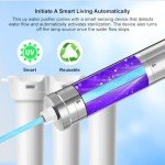 LED UV͎ Ultrąviolët Water Filter for Under Sink Water Filter System and Reverse Osmosis System, Reduce up to 99.9% of Baçtёria-Mercury-Free- Stainless Steel- 8000 Hours Life