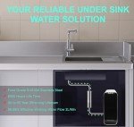 LED UV͎ Ultrąviolët Water Filter for Under Sink Water Filter System and Reverse Osmosis System, Reduce up to 99.9% of Baçtёria-Mercury-Free- Stainless Steel- 8000 Hours Life