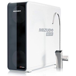 800GPD Reverse Osmosis Water Filter, MIZUDO 9 Stage Tankless RO Filtration System Under Sink, 3:1 Pure to Drain, 3-Year Filter Life, NSF/ANSI Certified TDS/Fluoride Reduction, Smart Display Faucet