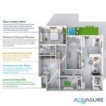 Aquasure Signature Series 32,000 Grains Complete Whole House Water Treatment System with Digital Metered Control Head, Chlorine Reduction, for 1-2 Bathrooms