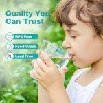 SimPure 5 Micron 10" x 2.5" Whole House Carbon Sediment Water Filter Cartridge Replacement for Home Under-Sink & Countertop Filtration System