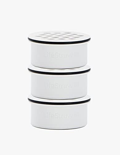 LifeStraw Home – Activated Carbon + Ion Exchange Replacement Filter for Protection Against tap Water contaminants Including microplastics, PFAS and 30+ contaminants