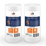 Aquaboon 5 Micron 10 x 4.5 Whole House Sediment Filter Cartridge for Well Water Filter Replacement Compatible with DGD-5005, WFHD13001B, AP810, 2-Pack