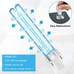 U/V Light for HVAC, Briidea U/V/C Light for Air Conditioner Duct for Whole House Large Room 110V 18W