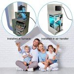 U/V Light for HVAC, Briidea U/V/C Light for Air Conditioner Duct for Whole House Large Room 110V 18W