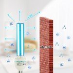 COOSPIDER UV Lamp w/Remote Control 36W UVC Light Bulb with Base for Basement/Storehouse/Car, 3-Gear Timer 15/30/60 Minutes E26 110V CTUV-36 (with Ozone)