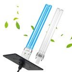 COOSPIDER HVAC UV Light, Air Purifier for Whole House, UVC Light in Duct for AC Duct, with 1 Spare Bulb, 253.7nm Wavelength Ozone Free 110V (CTUV-D18)