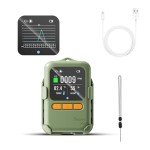 JINGCHEN Portable 3-in-1 Carbon Monoxide detectors air Quality Monitor co Gas Alarm with Temp Humidity-Peak Recording graphs Battery Adjustable Alarm Trigger-Ideal for Travel rv Camping