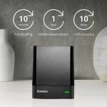 Ecosense EQ100 EcoQube, Digital Radon Detector, Fast Capture of Fluctuating Levels, Short & Long-Term Continuous Monitoring with Trend Charts, Remote Data Access