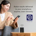 Ecosense EQ100 EcoQube, Digital Radon Detector, Fast Capture of Fluctuating Levels, Short & Long-Term Continuous Monitoring with Trend Charts, Remote Data Access