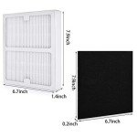 Filter Replacement for Idylis B Air Purifiers AC-2125, AC-2126, IAF-H-100B, IAP-10-125, IAPC-40-140, IAP-10-150, IAP-10-050 Air Purifiers