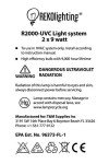REKO Lighting R2000 Air Purifier Whole House Uv uvc Light in Duct for HVAC Ac (Air Conditioning) Duct