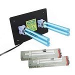 Air Purifier Whole House Uv Light in Duct for Hvac Ac (Air Conditioning) Duct Germicidal Filter + 2 replacement bulbs