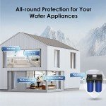 Waterdrop Whole House Water Filter, Iron Filter, Sediment Filter for Well Water, Reduce Manganese, Replacement for Ispring, GE®, Waterdrop, Any 10" x 4.5" Whole House Water Filters System, 5 Micron