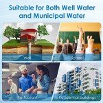 Waterdrop Whole House Water Filter, Iron Filter, Sediment Filter for Well Water, Reduce Manganese, Replacement for Ispring, GE®, Waterdrop, Any 10" x 4.5" Whole House Water Filters System, 5 Micron