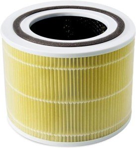 LEVOIT Core 300-P Air Purifier Pet Allergy Replacement Filter, 3-in-1 Filter, Efficiency Activated Carbon, Core300-RF-PA, 1 Pack, Yellow