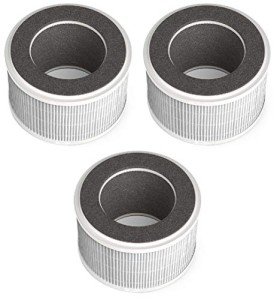 Nispira True HEPA Air Filter Replacement Compatible with hOmeLabs 3-in-1 Compact Ionic HEPA Air Purifier, 3 Packs (NOT COMPATIBLE WITH OTHER BRAND BUT ONLY HOMELABS COMPACT AIR PURIFIER)