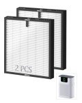 WESTHEY Official Genuine HY4866 Replacement Filter TRUE HEPA Filter, Four-layer high-efficiency purification filter Suitable for WESTHEY HY4866 Air Purifier, Original Filter 2 PCS