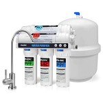 FS-TFC 5-Stage Reverse Osmosis Water Filtration System 100GPD Fast Flow Plus Extra 4 Filter for Free (FS-RO-100G-A)