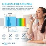 Aquasure Quantum Series 12 GPM Ultraviolet Light UV-C Water Filtration Filter System for Whole House Water Filtration, Disinfection and Purifier | Destroys 99.99% of Bacteria, Virus & Ecoli