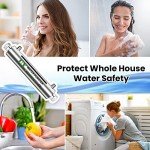 JAHEA UV Water Filter,Add-on Kit for Under Sink Water Filtration Systems,Ultraviolet Water Purifier Sterilizer Filter for Whole House Water Purification,2GPM 21W 110V