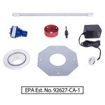 Bio Shield Antimicrobial Protection UV-C Air Sanitizer System, Cleans Air of Bacteria, Germs, Mold and Allergens, Complete Unit, 50-BUVAS-E