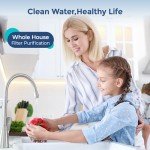 1 Micron 10"x2.5" Whole House Water Filter, CTO Carbon Water Filter Replacement for iSpring FC15, Pentek EP-10, Whirlpool WHKF-WHWC, 4 Pack