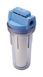 Culligan HF-360A WTR Filter HF-360B Standard Duty 3/4" Inlet/Outlet Whole Filtration System, 0.75 Inch, Clear Housing