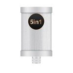 𝗪𝗜𝗡𝗚𝗦𝗢𝗟 Faucet Water Filter Replacement Cartridge, Reduce 99.6% Lead Chlorine Odor, Alkalize Water, Mineralize Water, Multi-function NSF/ANSI 42&53, Compatible with WINGSOL Faucet Filter