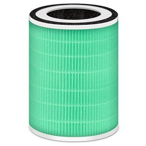 MORENTO KILO Air Purifier Replacement Filter, 3-In-1 Ture HEPA Filter for Pet Allergy, Efficiency Activated Carbon, for MORENTO Kilo Air Purifier (1 Pack)