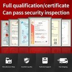 Gas Detector, CHNADKS 4 Gas Monitor H2S,O2,CO and LEL Multiple Indicator with Vibration, Audible, Visual 4 Gas Monitor Personal Rechargeable Gas Sniffer Alarm with LCD