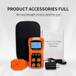 Gas Detector, CHNADKS 4 Gas Monitor H2S,O2,CO and LEL Multiple Indicator with Vibration, Audible, Visual 4 Gas Monitor Personal Rechargeable Gas Sniffer Alarm with LCD